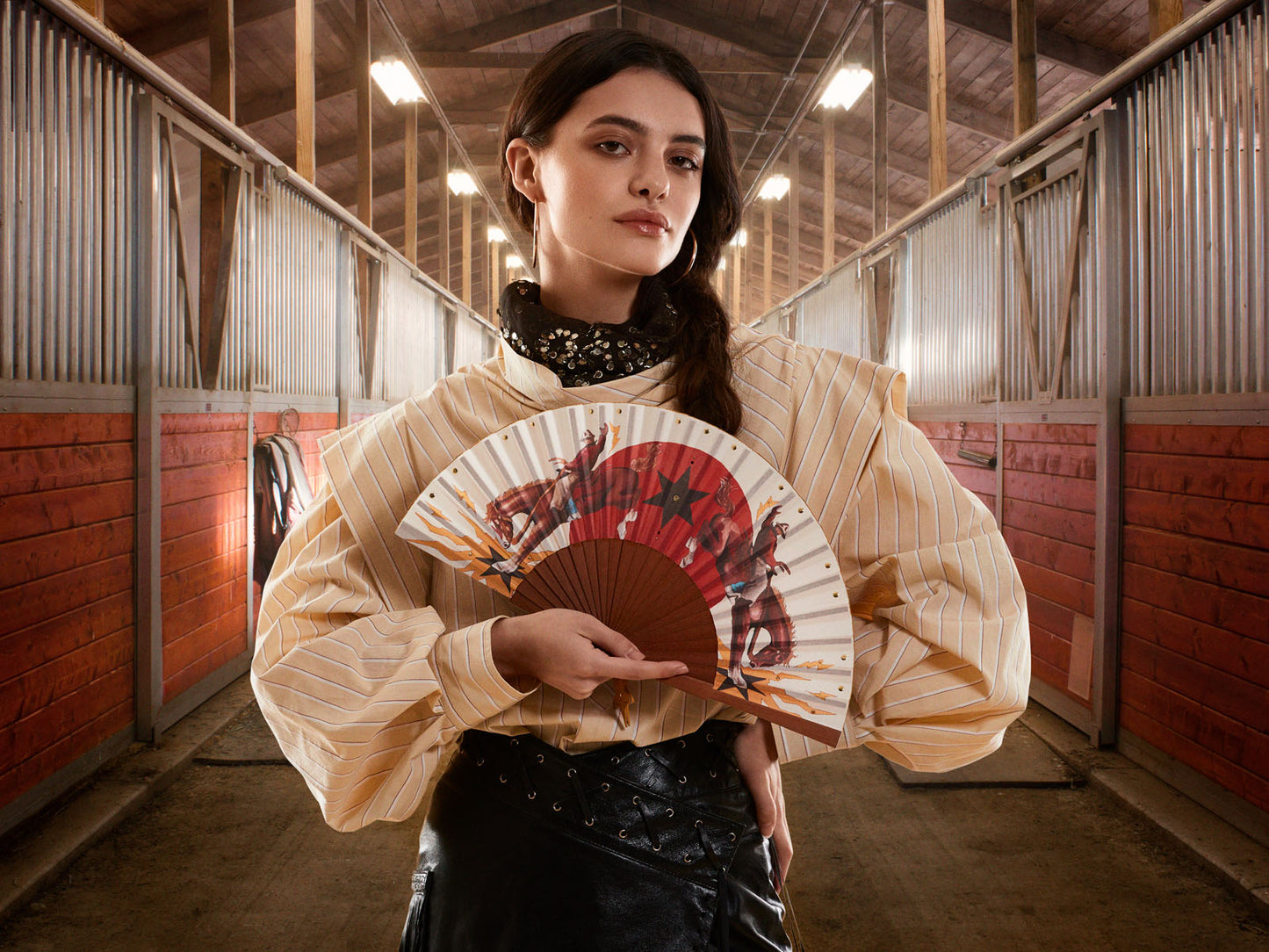 Rodeo Riders Hand-Fan