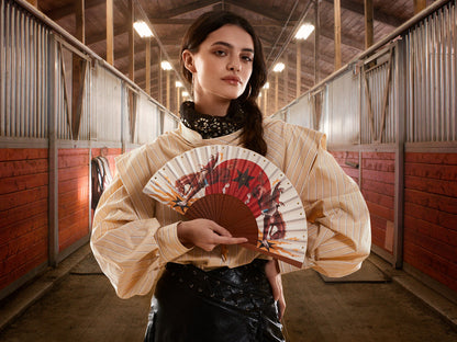 Rodeo Riders Hand-Fan