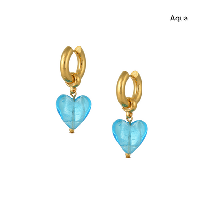 Heart Of Glass Earrings