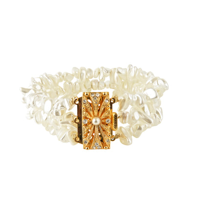 White Wedding Bracelet